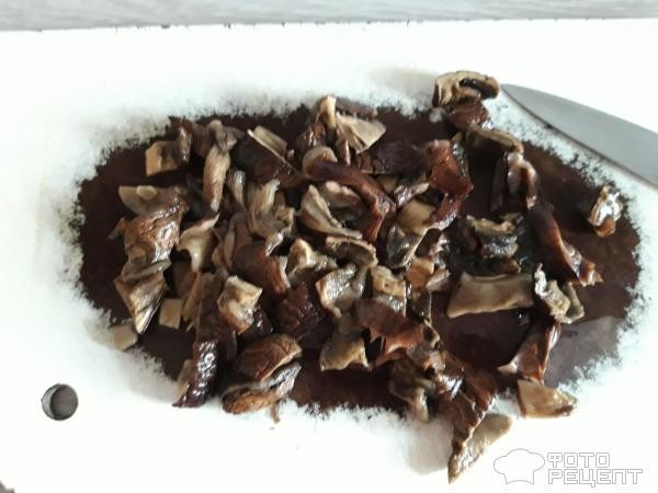 Рецепт: Овощи тушеные с мясом по деревенски - с сушеными грибами на сковороде...