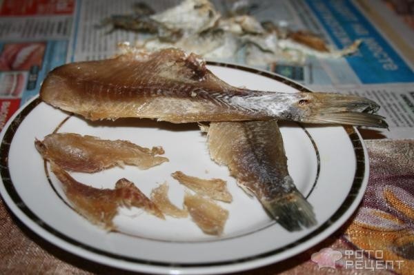 Рецепт: Рыба речная вяленая - в условиях городской квартиры