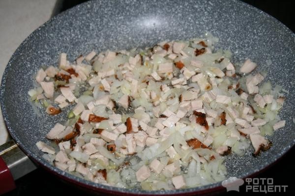 Рецепт: Запеканка с тертым картофелем - с варено-копченым карбонадом