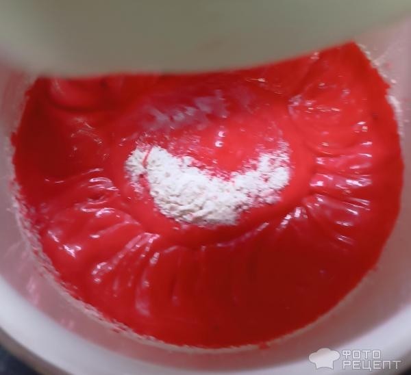 Рецепт: Бисквитные коржи для торта Красный бархат - Празднично