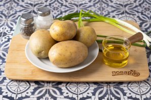 Жареная картошка на оливковом масле