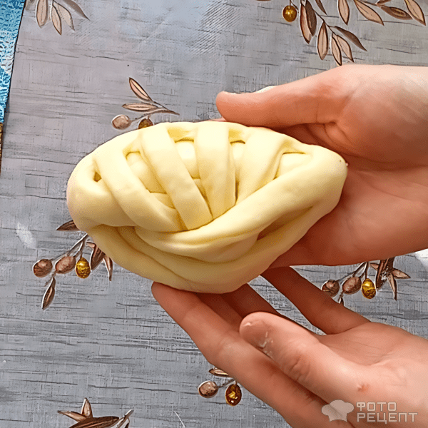 Рецепт: Сдобные булочки "Ракушки" с орехами - вкусно и красиво