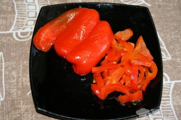 Рецепт: Теплый гарнир-салат из овощей - "воспоминания об осени"