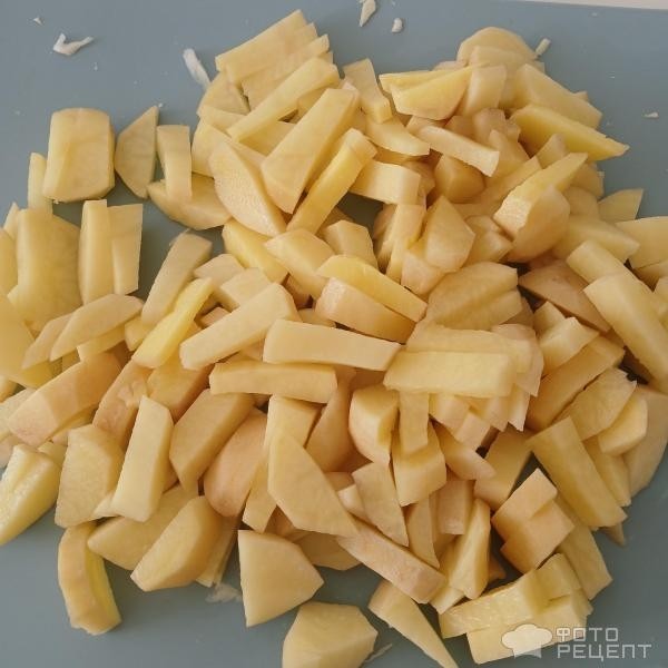 Рецепт: Борщ с фасолью в томате - С домашней заправкой для борща, постный и быстрый борщ на каждый день