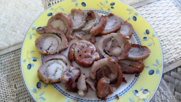 Рецепт: Рулет из свинины - в духовке