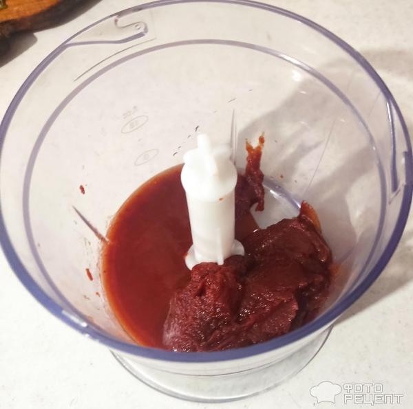 Рецепт: Соус из томатной пасты к шашлыку - Самый простой соус к шашлыку из томатной пасты!