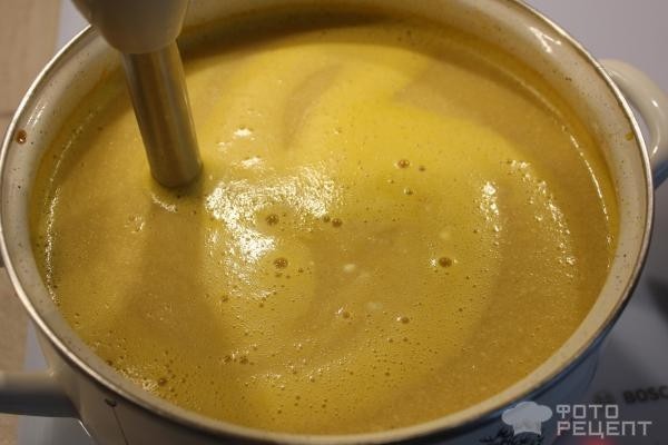 Рецепт: Ароматный суп-пюре - с курицей