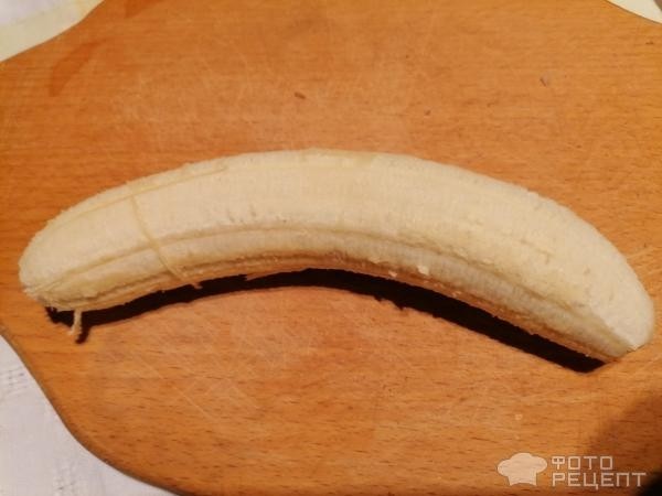 Рецепт: Овсяные кексики - с бананом и начинкой в микроволновке