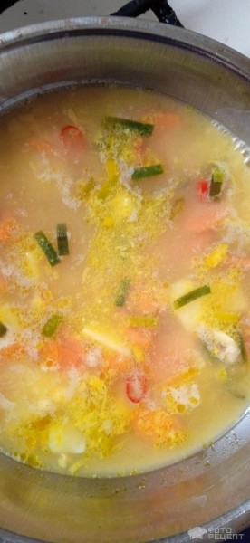 Рецепт: Турецкий чечевичный суп "Мержимек чорба" - на плите