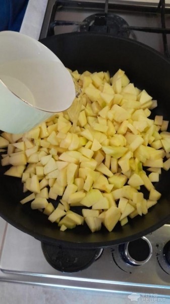 Рецепт: Запеканка с яблоками - Нежная запеканка с мягким творогом