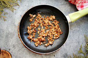 Кеббе с сырно-грибной начинкой