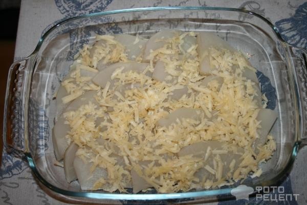 Рецепт: Кольраби запеченная - под сыром