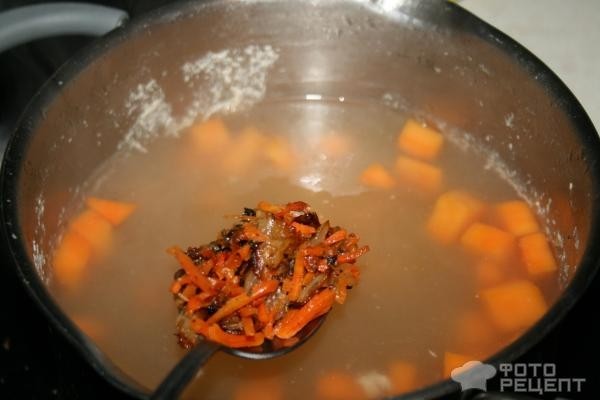 Рецепт: Суп с пастой ротелли - овощной
