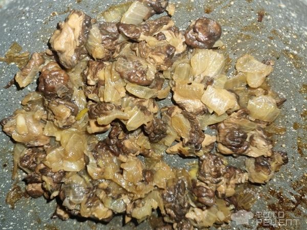 Рецепт: Жареные строчки - Первые весенние грибы у вас в тарелке